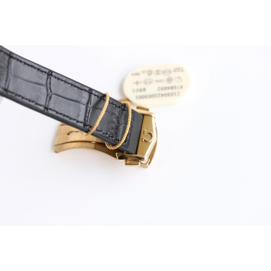  Omega-Constellation 2020 41mm YG/LE Black Dial BLSF A8900