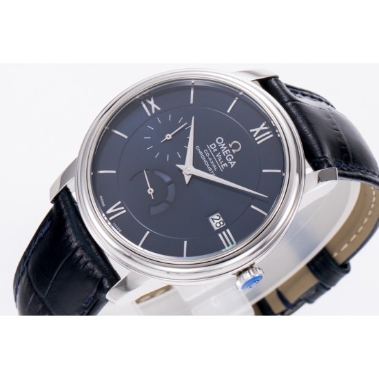  Omega-De Ville Prestige Power Reserve 40MM SS/SS Blue Dial TWF A2824