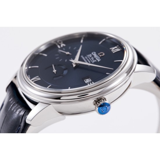  Omega-De Ville Prestige Power Reserve 40MM SS/SS Blue Dial TWF A2824