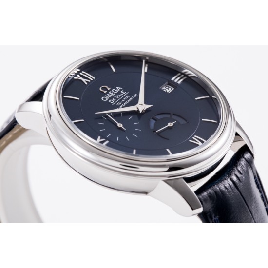  Omega-De Ville Prestige Power Reserve 40MM SS/SS Blue Dial TWF A2824