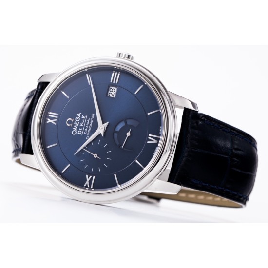  Omega-De Ville Prestige Power Reserve 40MM SS/SS Blue Dial TWF A2824