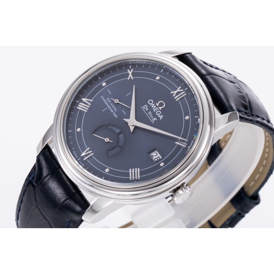  Omega-De Ville Prestige Power Reserve 40MM SS/SS Blue Dial TWF A2824