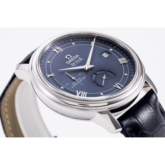  Omega-De Ville Prestige Power Reserve 40MM SS/SS Blue Dial TWF A2824