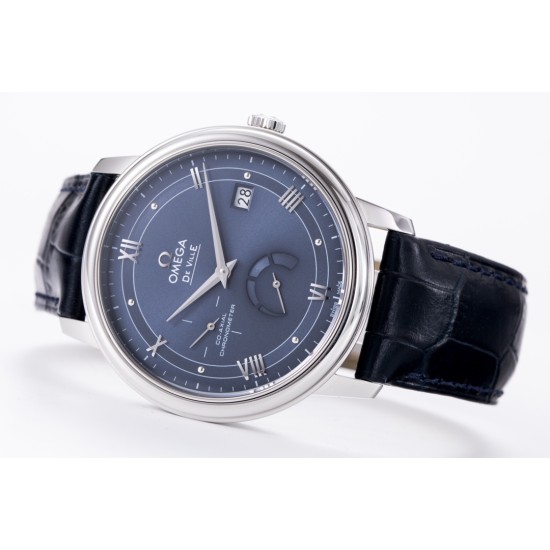  Omega-De Ville Prestige Power Reserve 40MM SS/SS Blue Dial TWF A2824