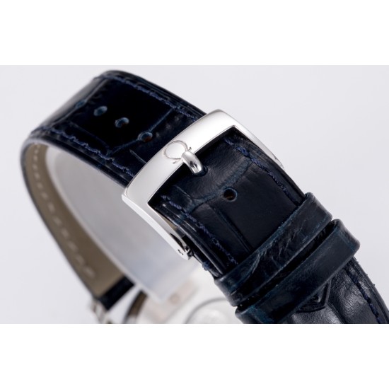  Omega-De Ville Prestige Power Reserve 40MM SS/SS Blue Dial TWF A2824