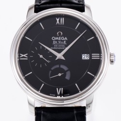  Omega-De Ville Prestige Power Reserve 40MM SS/SS Black Dial TWF A2824