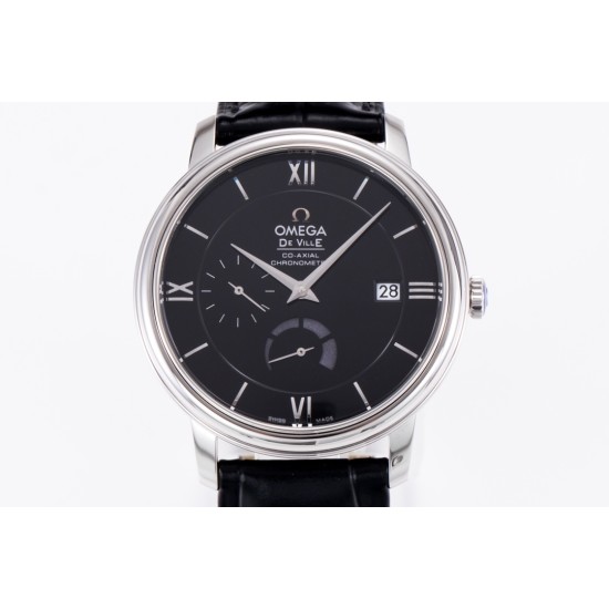  Omega-De Ville Prestige Power Reserve 40MM SS/SS Black Dial TWF A2824