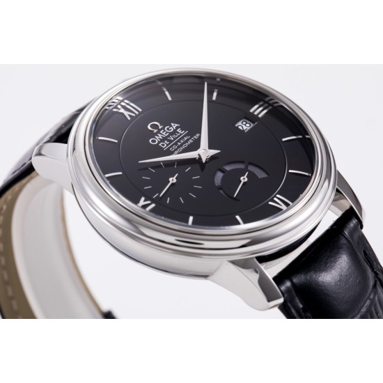 Omega-De Ville Prestige Power Reserve 40MM SS/SS Black Dial TWF A2824