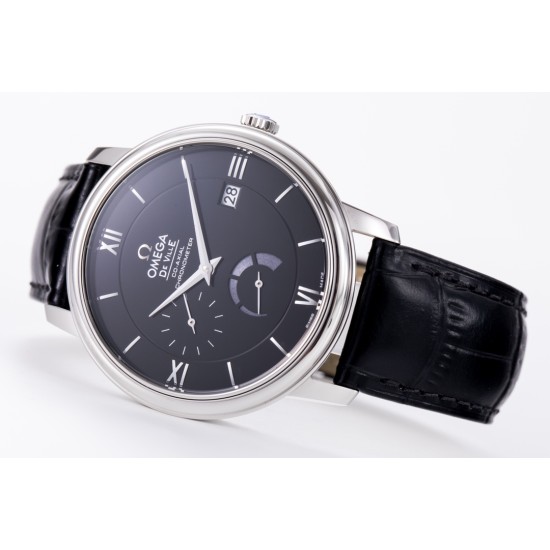  Omega-De Ville Prestige Power Reserve 40MM SS/SS Black Dial TWF A2824
