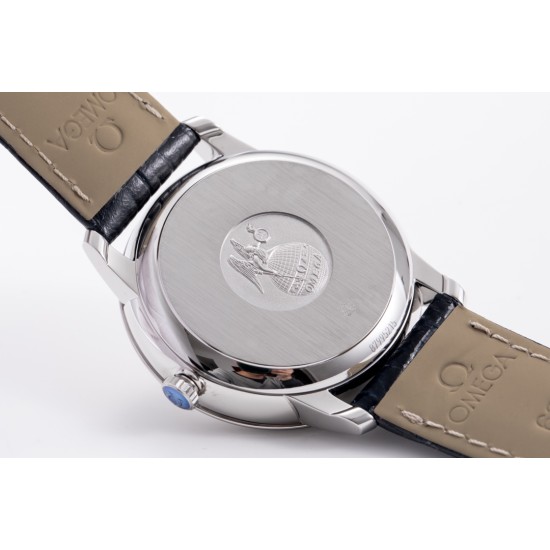  Omega-De Ville Prestige Power Reserve 40MM SS/SS Silver/Blue TWF A2824