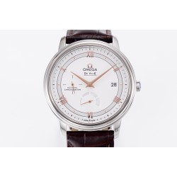  Omega-De Ville Prestige Power Reserve 40MM SS/SS White/RG TWF A2824
