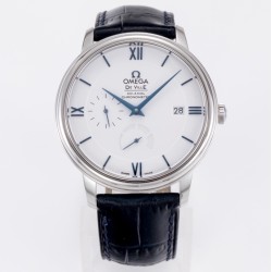  Omega-De Ville Prestige Power Reserve 40MM SS/SS White/Blue TWF A2824