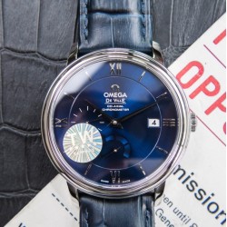  Omega-De Ville Prestige Power Reserve 40MM SS/SS Blue Dial TWF A2824