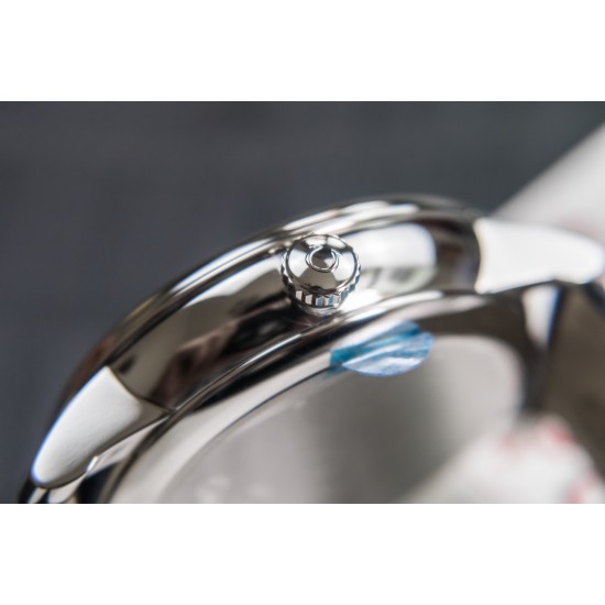  Omega-De Ville Prestige Power Reserve 40MM SS/SS Blue Dial TWF A2824