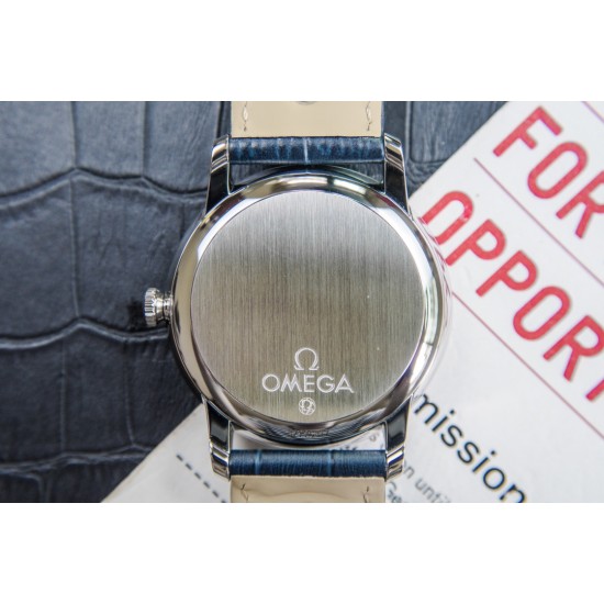 Omega-De Ville Prestige Power Reserve 40MM SS/SS Blue Dial TWF A2824