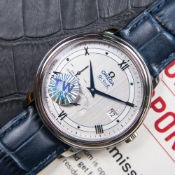  Omega-De Ville Prestige Power Reserve 40MM SS/SS Silver/Blue TWF A2824