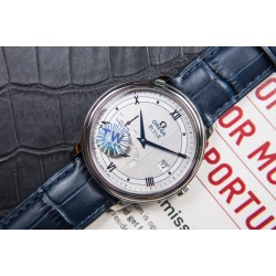  Omega-De Ville Prestige Power Reserve 40MM SS/SS Silver/Blue TWF A2824