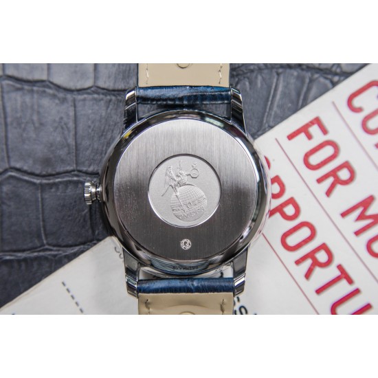  Omega-De Ville Prestige Power Reserve 40MM SS/SS Silver/Blue TWF A2824