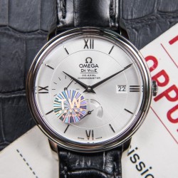  Omega-De Ville Prestige Power Reserve 40MM SS/SS White Dial TWF A2824