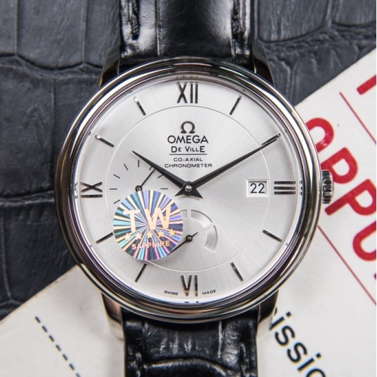  Omega-De Ville Prestige Power Reserve 40MM SS/SS White Dial TWF A2824