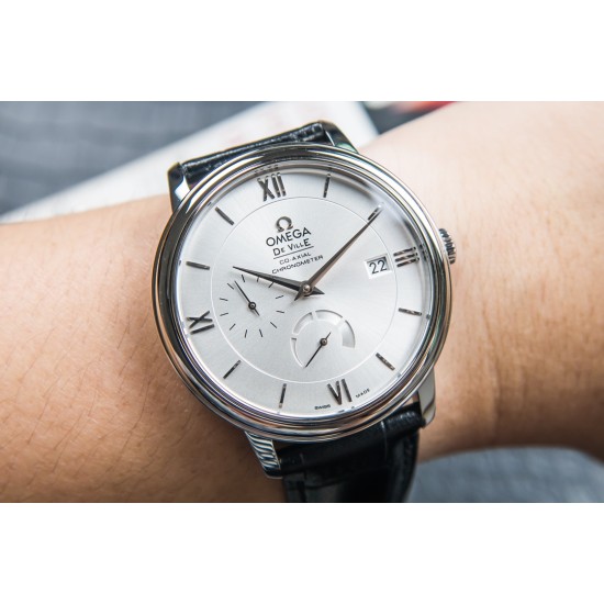  Omega-De Ville Prestige Power Reserve 40MM SS/SS White Dial TWF A2824