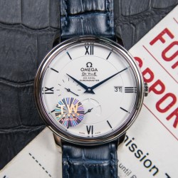  Omega-De Ville Prestige Power Reserve 40MM SS/SS White Dial TWF A2824