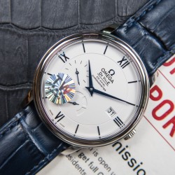  Omega-De Ville Prestige Power Reserve 40MM SS/SS White Dial TWF A2824