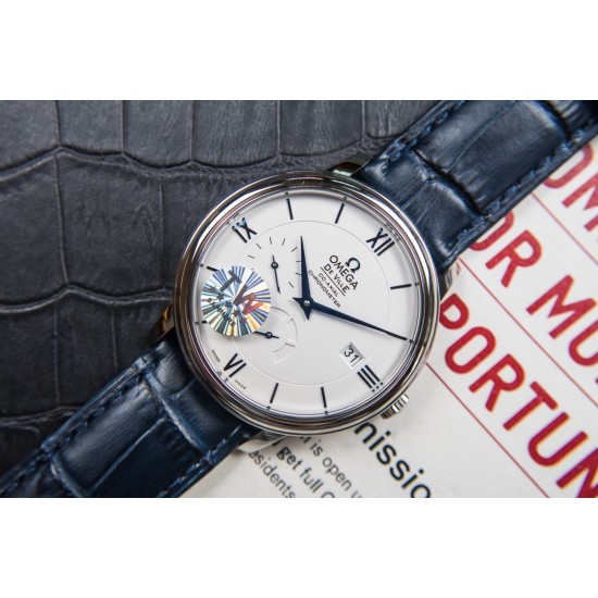  Omega-De Ville Prestige Power Reserve 40MM SS/SS White Dial TWF A2824