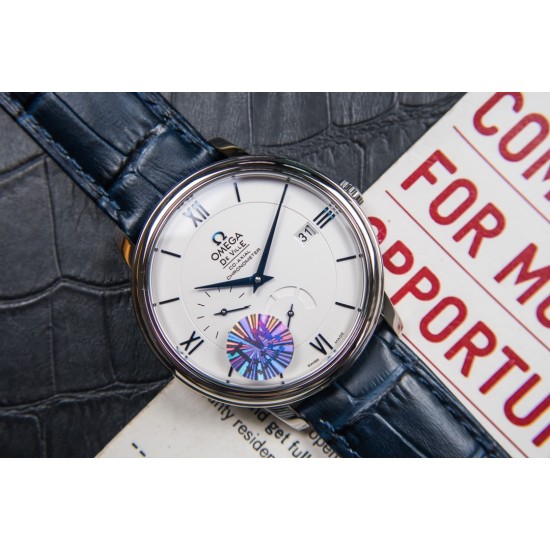  Omega-De Ville Prestige Power Reserve 40MM SS/SS White Dial TWF A2824