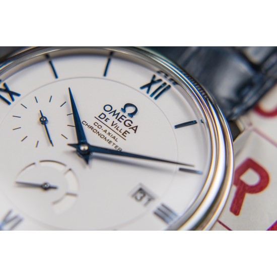 Omega-De Ville Prestige Power Reserve 40MM SS/SS White Dial TWF A2824