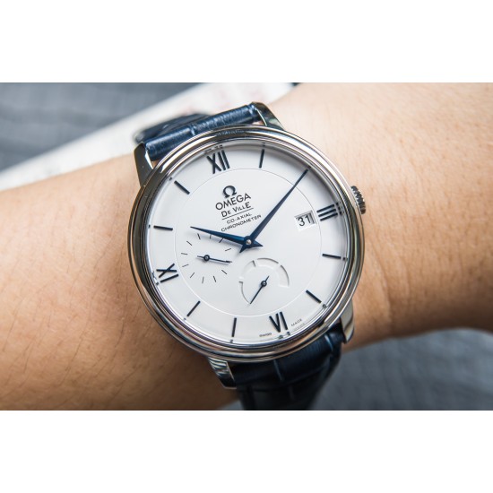  Omega-De Ville Prestige Power Reserve 40MM SS/SS White Dial TWF A2824