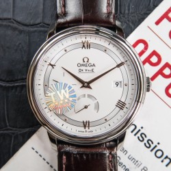  Omega-De Ville Prestige Power Reserve 40MM SS/SS White Dial TWF A2824