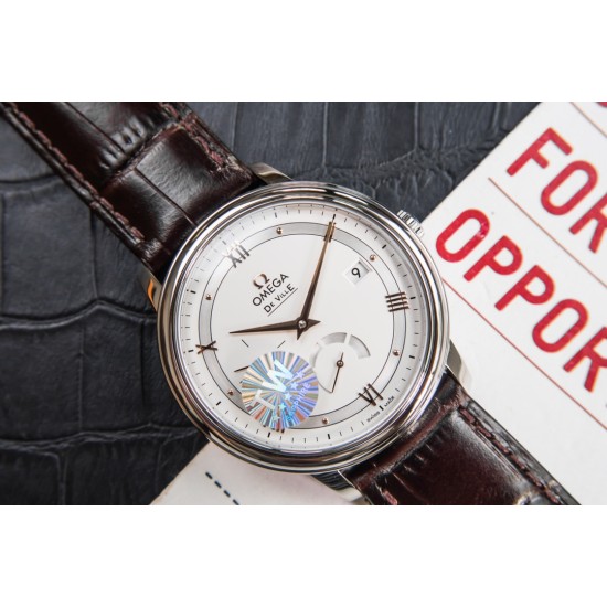  Omega-De Ville Prestige Power Reserve 40MM SS/SS White Dial TWF A2824