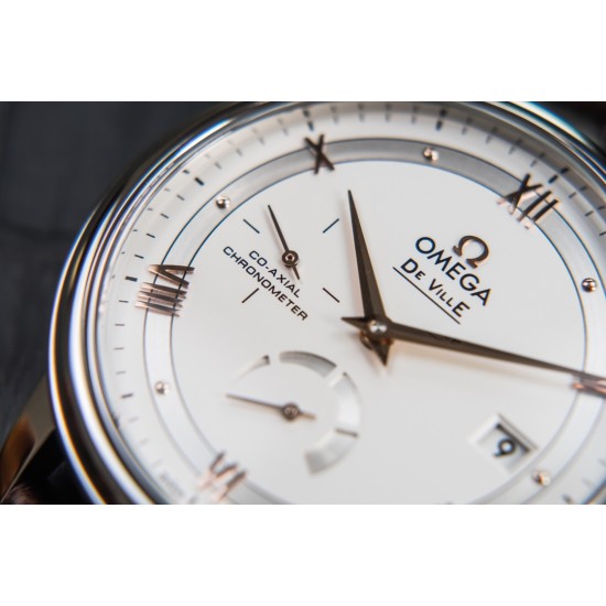 Omega-De Ville Prestige Power Reserve 40MM SS/SS White Dial TWF A2824