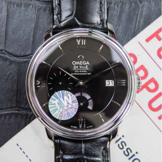  Omega-De Ville Prestige Power Reserve 40MM SS/SS Black Dial TWF A2824