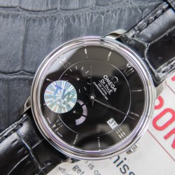  Omega-De Ville Prestige Power Reserve 40MM SS/SS Black Dial TWF A2824