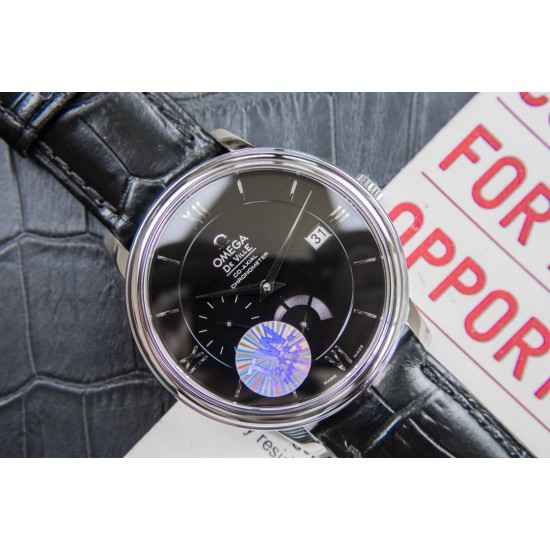 Omega-De Ville Prestige Power Reserve 40MM SS/SS Black Dial TWF A2824