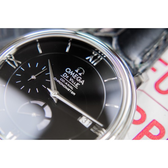  Omega-De Ville Prestige Power Reserve 40MM SS/SS Black Dial TWF A2824