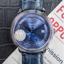  Omega-De Ville Prestige Power Reserve 40MM SS/SS Blue Dial TWF A2824