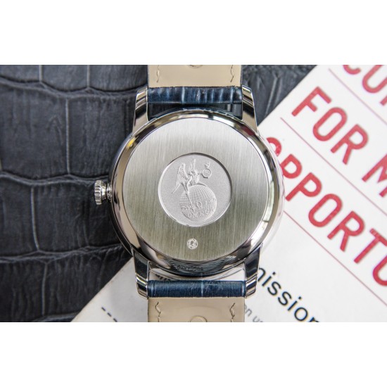  Omega-De Ville Prestige Power Reserve 40MM SS/SS Blue Dial TWF A2824