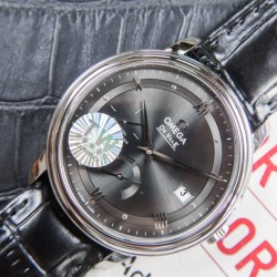  Omega-De Ville Prestige Power Reserve 40MM SS/SS Grey Dial TWF A2824