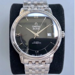  Omega-De Ville Prestige Mens 40MM SS/SS Black TWF Asia 2824