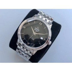  Omega-De Ville Prestige Mens 40MM SS/SS Black TWF Asia 2824