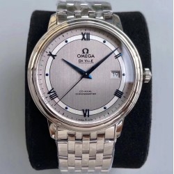  Omega-De Ville Prestige Mens 40MM SS/SS Silver TWF Asia 2824