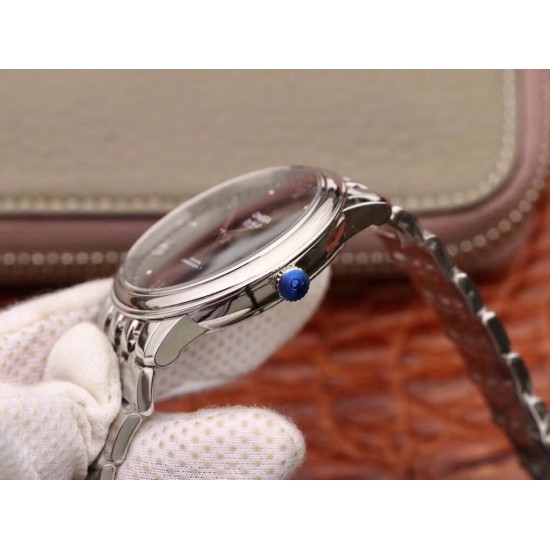  Omega-De Ville Prestige Mens 40MM SS/SS Silver TWF Asia 2824