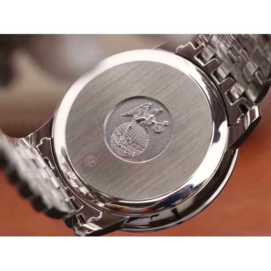  Omega-De Ville Prestige Mens 40MM SS/SS Silver TWF Asia 2824