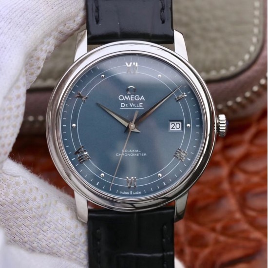  Omega-De Ville Prestige Mens 40MM SS/LE Blue Dial MKS MY9015