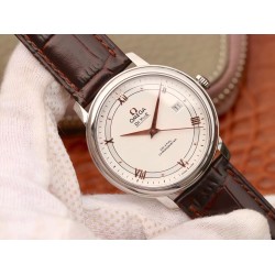  Omega-De Ville Prestige Mens 40MM SS/LE White MKS MY9015