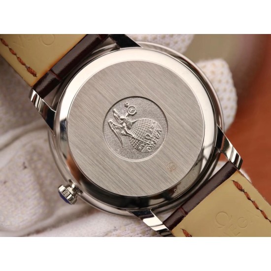  Omega-De Ville Prestige Mens 40MM SS/LE White MKS MY9015