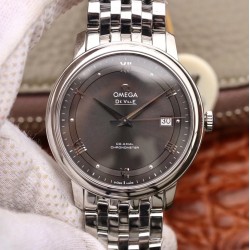  Omega-De Ville Prestige Mens 40MM SS/SS Brown MKS MY9015